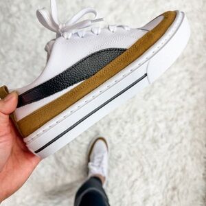 Black Tan and White Lace Up Sneakers
Maco Sneakers